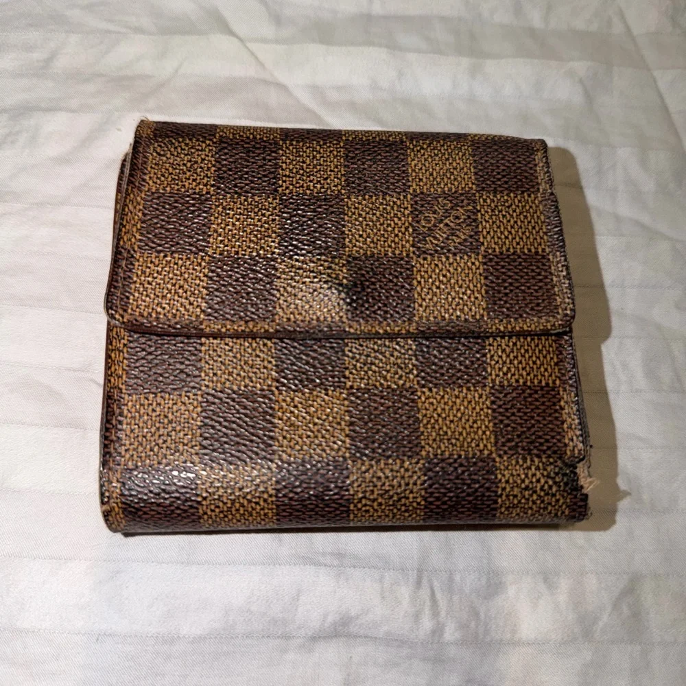 Louis Vuitton Brown Checkered Wallet